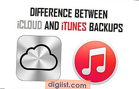 Razlika med iCloud in iTunes varnostno kopijo iPhone