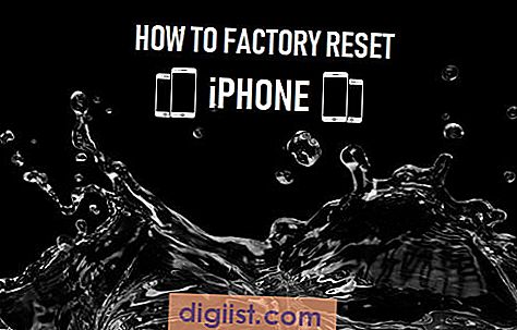 Hur fabriksinställs iPhone
