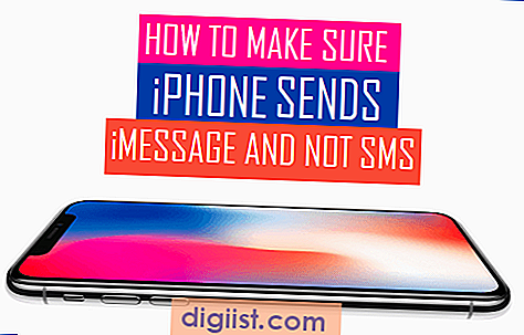 Sådan sikres sikker iPhone sender iMessage og ikke SMS