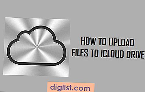 Hur man laddar upp filer till iCloud Drive