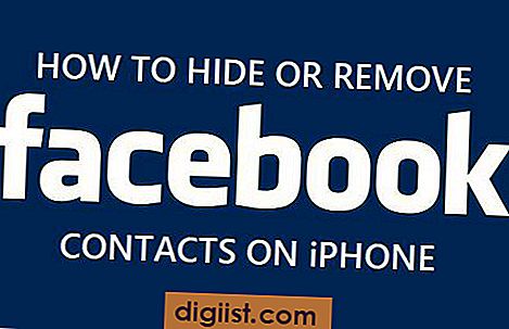 Kako sakriti ili ukloniti Facebook kontakte na iPhoneu