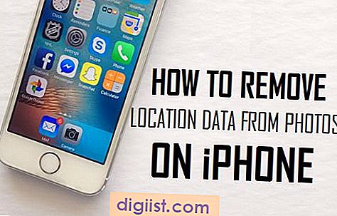 Hur man tar bort platsdata från foton på iPhone