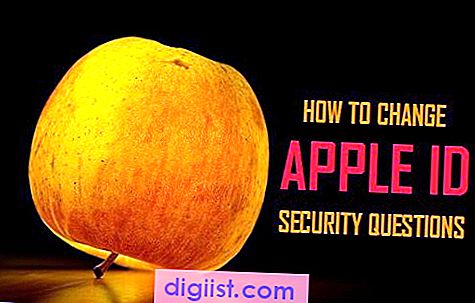 Kako spremeniti varnostna vprašanja Apple ID