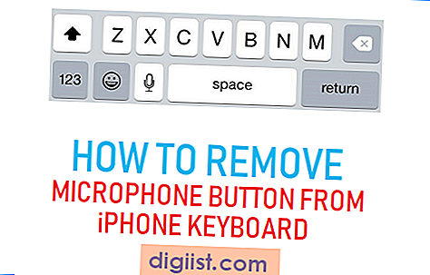 Hoe de microfoonknop van het iPhone-toetsenbord te verwijderen