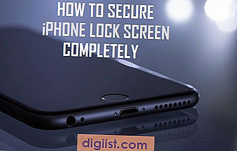 Hur du säkrar iPhone Lock Screen helt