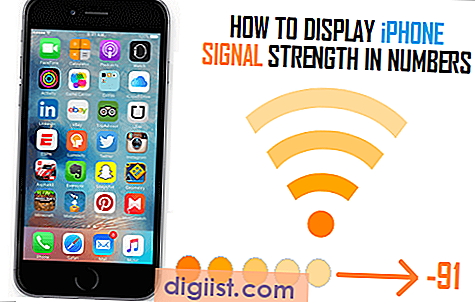 Kako prikazati jačinu iPhone signala u brojevima