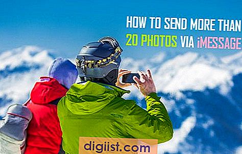 كيفية إرسال أكثر من 20 صورة عن طريق iMessage