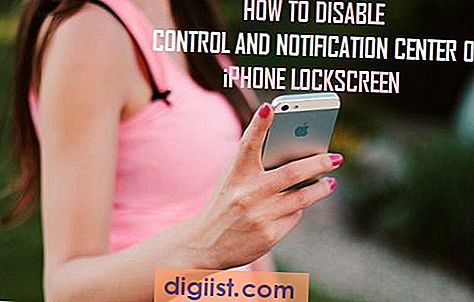 Hur du inaktiverar kontroll- och meddelandecenter på iPhone Lockscreen