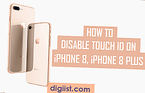 Hur du inaktiverar Touch ID på iPhone 8, iPhone 8 Plus