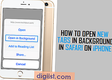 Kako otvoriti nove kartice safarija u pozadini na iPhoneu