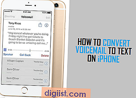 Sådan konverteres voicemail til tekst på iPhone
