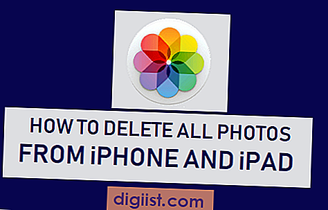 Hur man tar bort alla foton från iPhone eller iPad