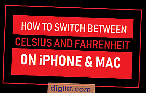 Kako prebaciti Celzijus i Fahrenheit na iPhone i Mac