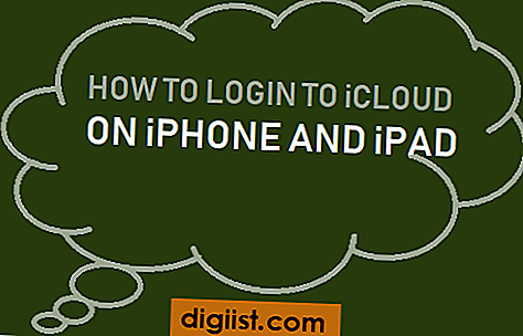 Hur man loggar in på iCloud på iPhone eller iPad