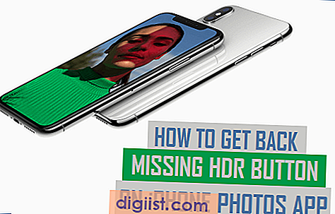Sådan kommer du tilbage Manglende HDR-knap i iPhone Fotos-appen