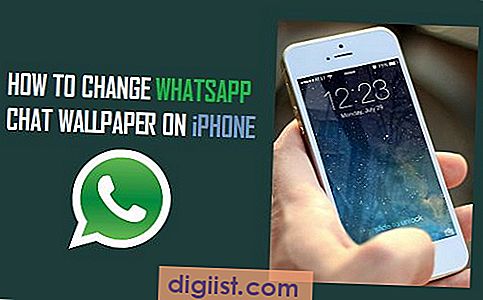 כיצד לשנות טפט צ 'אט WhatsApp ב- iPhone שלך