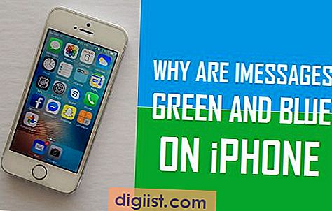 Varför är iMessages grön och blå på iPhone