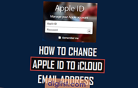 Hur man ändrar Apple ID till iCloud e-postadress