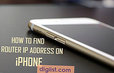 Как да намерите IP адрес на рутера на iPhone
