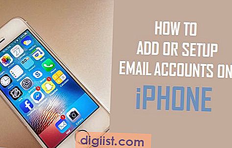 Kā pievienot vai iestatīt e-pasta kontus iPhone
