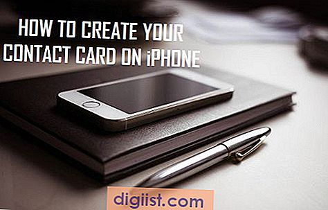 Kako stvoriti svoju kontaktnu karticu na iPhoneu