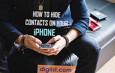 Hoe contacten op uw iPhone te verbergen