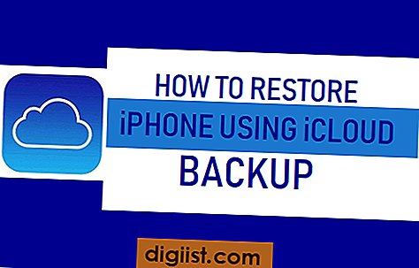 Hur du återställer iPhone från iCloud Backup