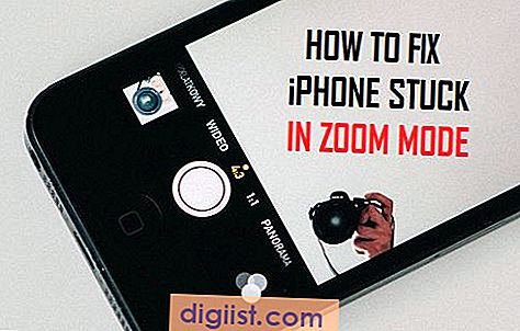 Hur man fixar iPhone fastnat i zoomläge