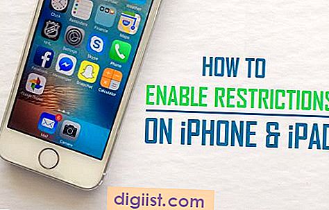 Kako omogućiti iPhone ograničenja i ograničenja