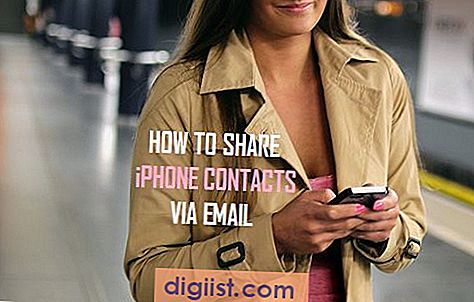 Как да споделяте iPhone контакти чрез имейл