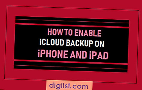 Hoe iCloud Backup op iPhone of iPad in te schakelen