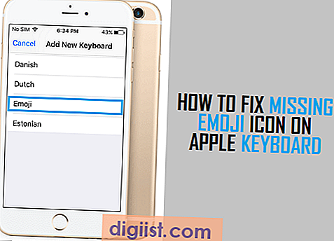 Kako odpraviti manjkajočo ikono Emoji na Apple tipkovnici