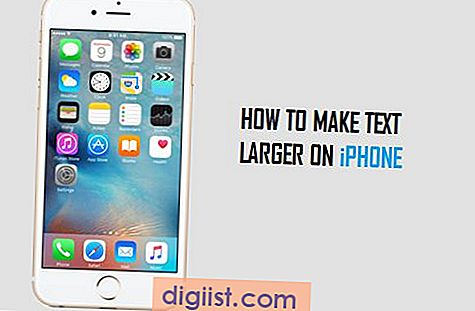 كيفية جعل النص أكبر على iPhone و iPad