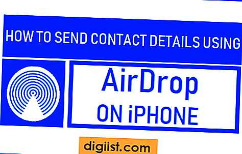 Hur man skickar kontaktuppgifter med AirDrop på iPhone