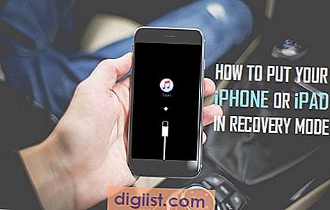 Как да поставите iPhone в режим на възстановяване