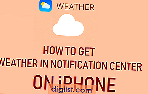 كيفية الحصول على الطقس في مركز الإخطار على iPhone