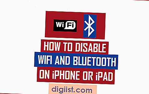 Hoe wifi en Bluetooth op iPhone of iPad uit te schakelen