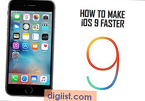 Hoe iOS 9 sneller te maken