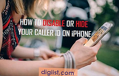 Hoe uw beller-ID op de iPhone te verbergen
