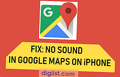 Brez zvoka v Google Zemljevidih ​​iPhone