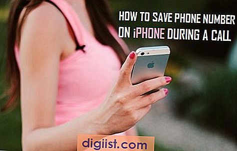 Hur du sparar telefonnummer på iPhone under ett samtal