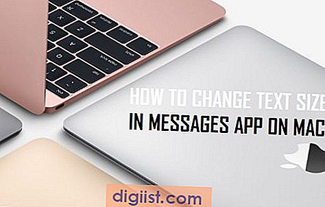 Hur man ändrar textstorlek i meddelanden-appen på Mac