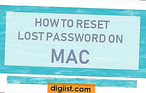 Kako ponastaviti geslo na Mac