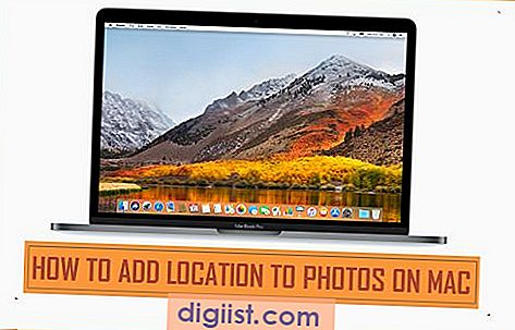 Kako dodati lokacijo za fotografije na Macu
