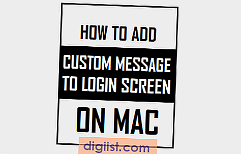 Sådan føjes tilpasset besked til loginskærmen på Mac