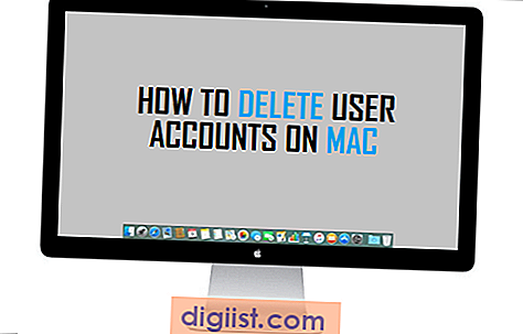 Как да изтриете потребителските акаунти на Mac