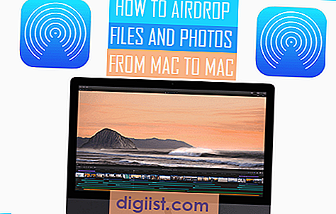 Kako AirDrop datoteke i fotografije s Mac na Mac