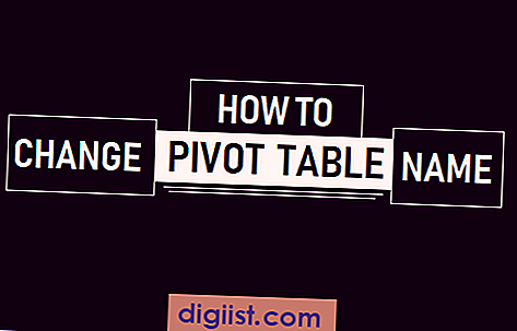 Cara Mengubah Nama Tabel Pivot
