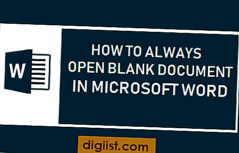Hur du alltid öppnar tomma dokument i Microsoft Word