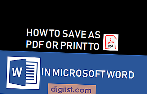 Hur man sparar som PDF eller skriver ut på PDF i Microsoft Word